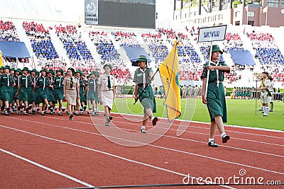 Parade of Scouts National Foundation Day.