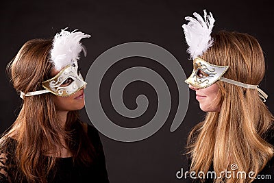 Girls carnaval mask