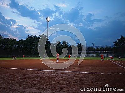 Girls Softball,Stadium