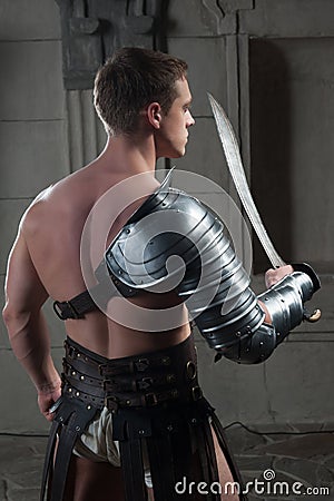 Gladiator from behind