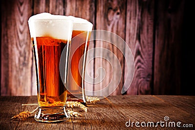 Glass of beer