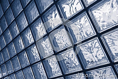 Glass block wall