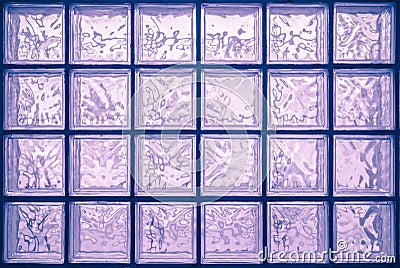 Glass block wall