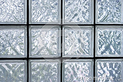 Glass block wall