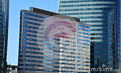 Glass building in Paris