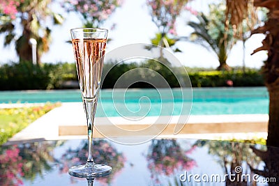 Glass of champagne
