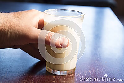 Glass of milk