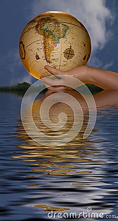 Globe in Hand