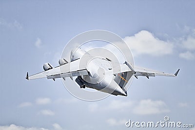 Globemaster at takeoff in Oklahoma City