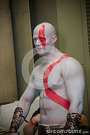 God of War Kratos at Baltimore Comicon