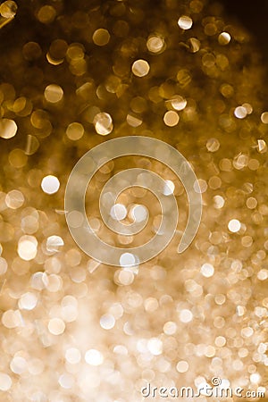 Gold Bokeh Light