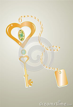 Gold key