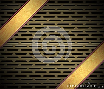 Gold Plate Background