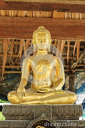 Golden Buddha statue