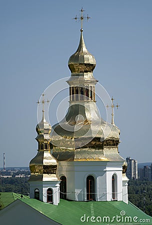 Golden domes of Kiev-Pechersk Lavra