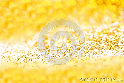 Golden glitter
