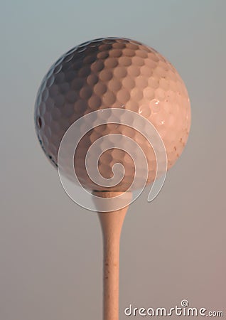 Golf Ball on Tee