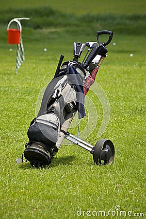 Golf Club Bag & Mobile Buggy