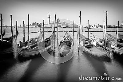 Gondolas near Piazza San Marco