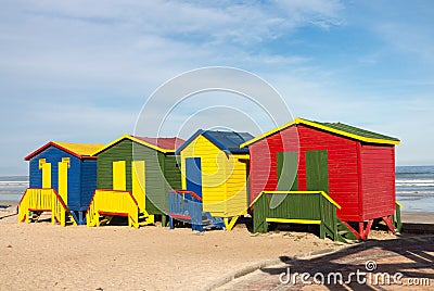 Gordons Bay beach huts