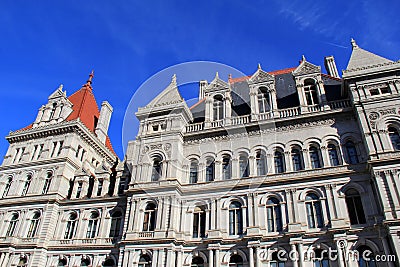 Gorgeous architecture of Albany Capitol Building open to public tours,Fall,2013