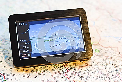 GPS on map