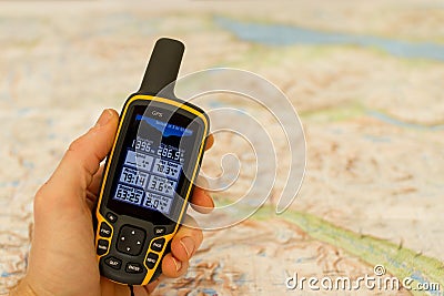 GPS and map