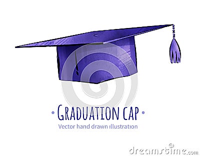 Graduation Cap. Stock Vector - Image: 52311033