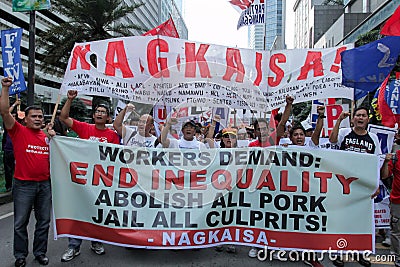 Graft and corruption protest in Manila, Philippines