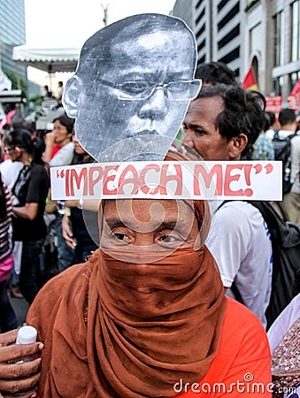 Graft and corruption protest in Manila, Philippines