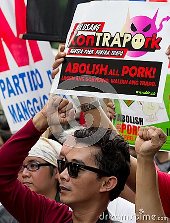 Graft and corruption protest in Manila, Philippines