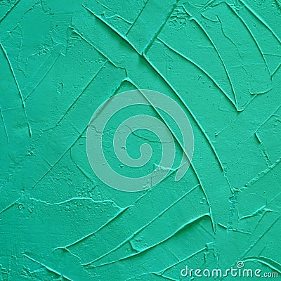 Grain green paint wall grunge background