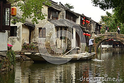 Grand Canal at Zhouzhuang, China