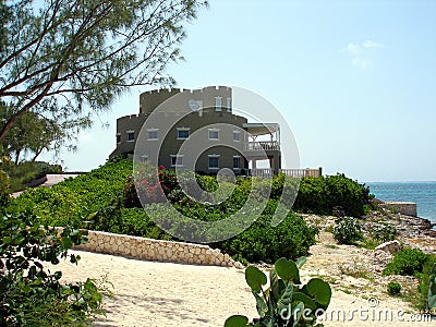 Grand castle style home on Grand Cayman