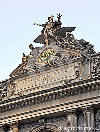 Grand Central Terminal Facade, New York.