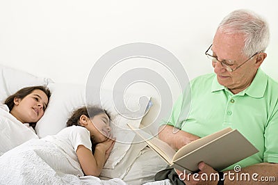 Grandfather bed time story