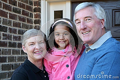 Grandparents with Grand daughter