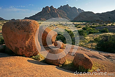 Granite rock landscape