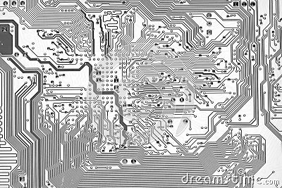 Graphic circuit board background in hi-tech style