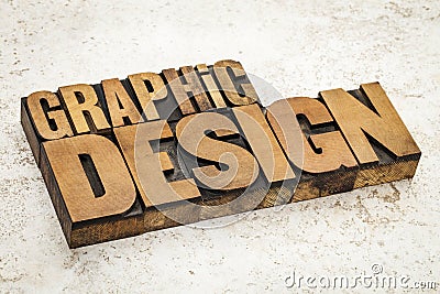 Graphic design in wood type