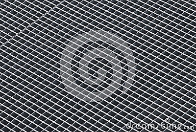 Gray rough metal grid background texture