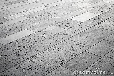 Gray stones, urban road tiling. Background texture