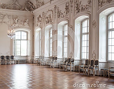 Great hall in Rundale palace