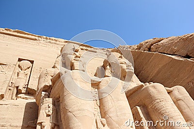 The Great Temple of Ramesses II. Abu Simbel, Egypt.