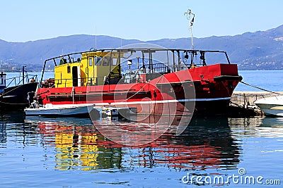 Greek Boat, Corfu, Greece