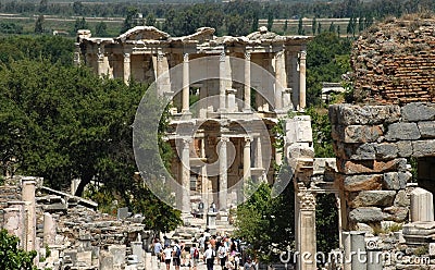 Greek Library ruins at Ephesus