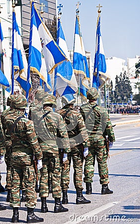 Greek military parade