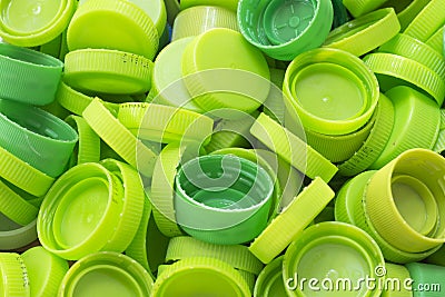 Green bottle cap