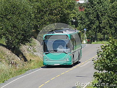 Green bus