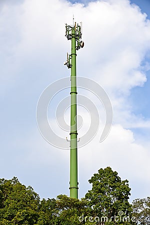 Green communication towers